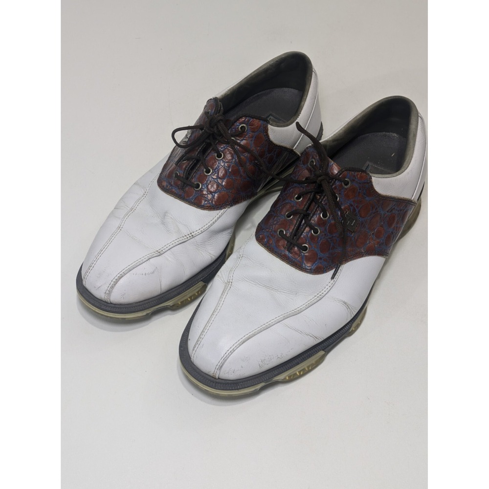 FootJoy Men's DRYJOYS TOUR Croc Spiked Golf Shoes 53686, 12‎
